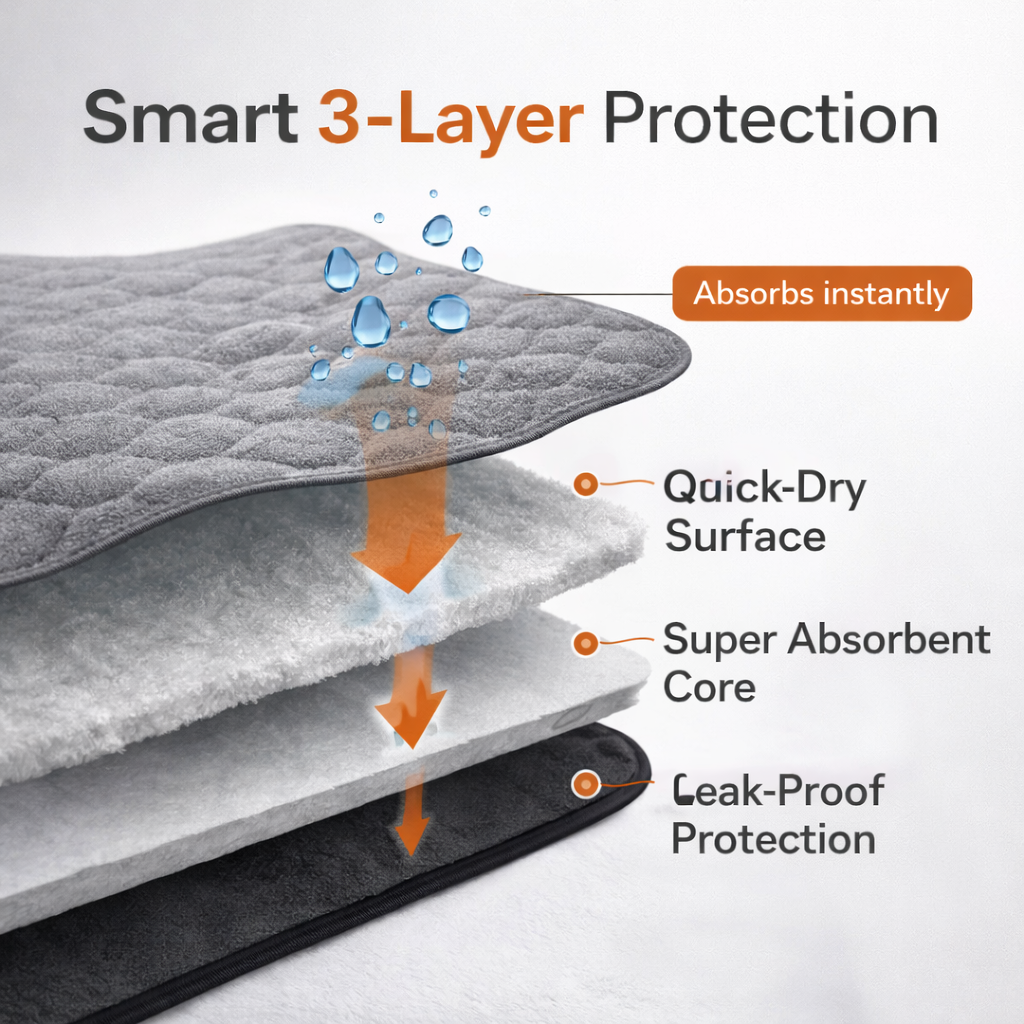 PetSova™ SmartPee Washable Dog Mat