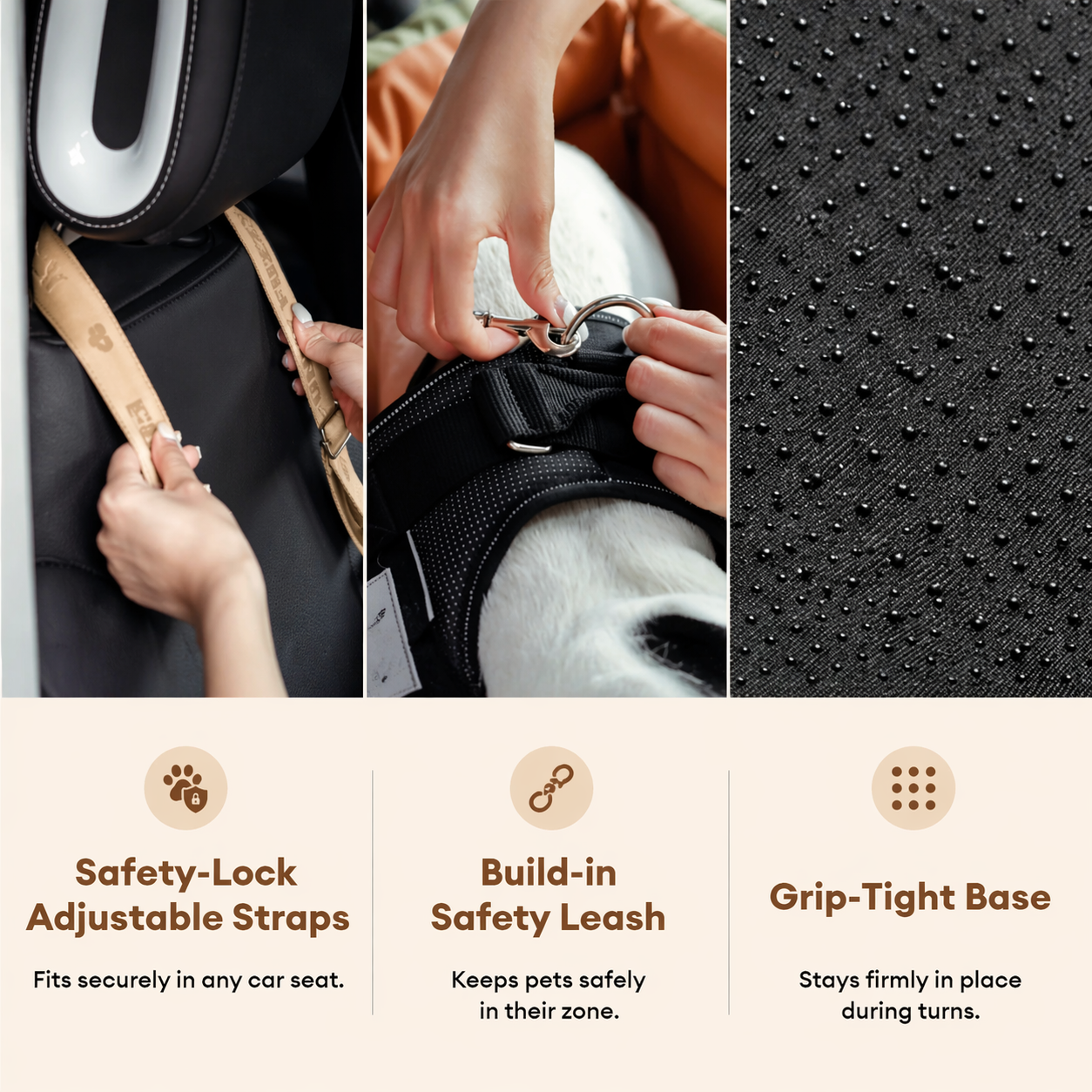 Luxury Dog Car Seat Bed for Safer, Calmer Rides