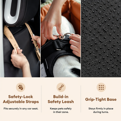 Luxury Dog Car Seat Bed for Safer, Calmer Rides