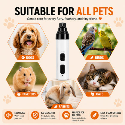 PetSova™ SilentPaw Pro Nail Grinder
