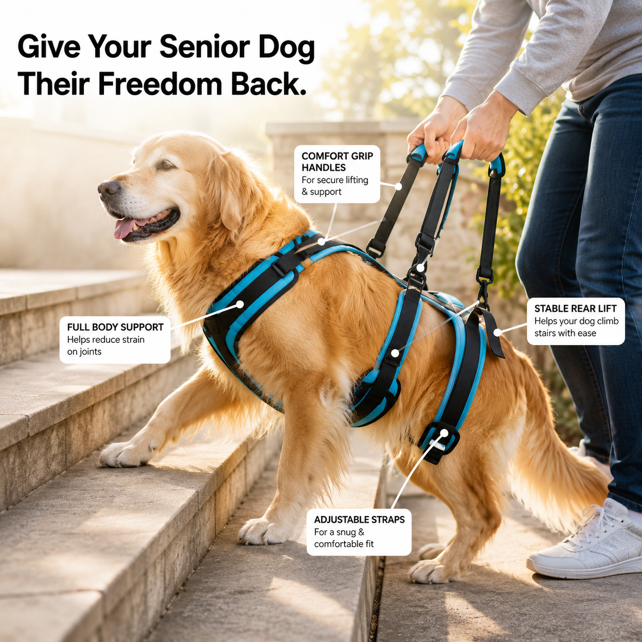 Petsova Mobility Support Harness