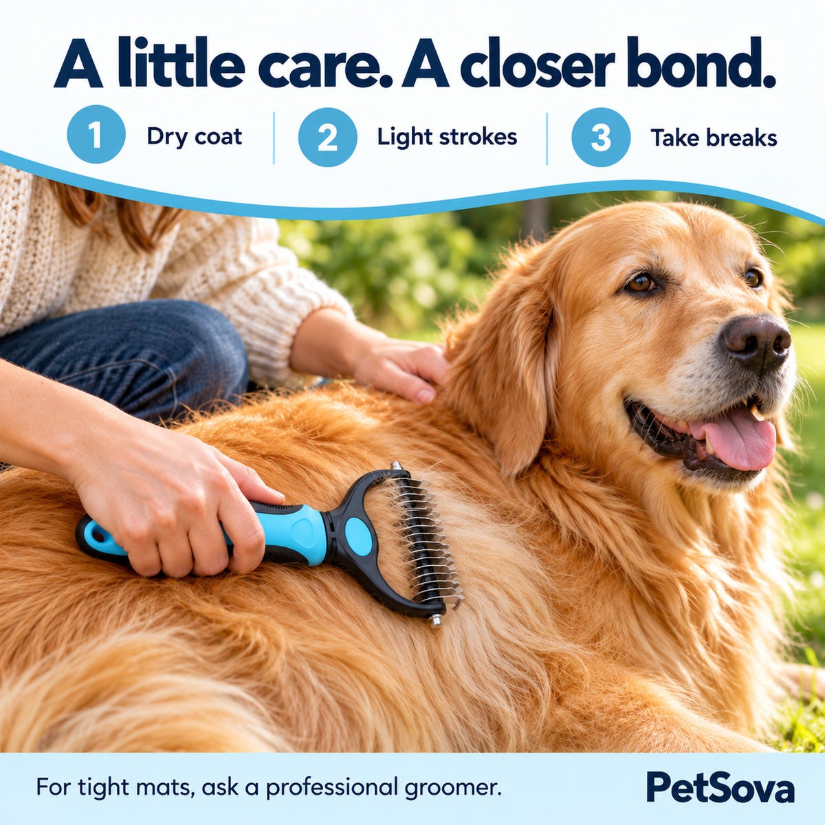 FurRelief™ Pro Grooming Comb