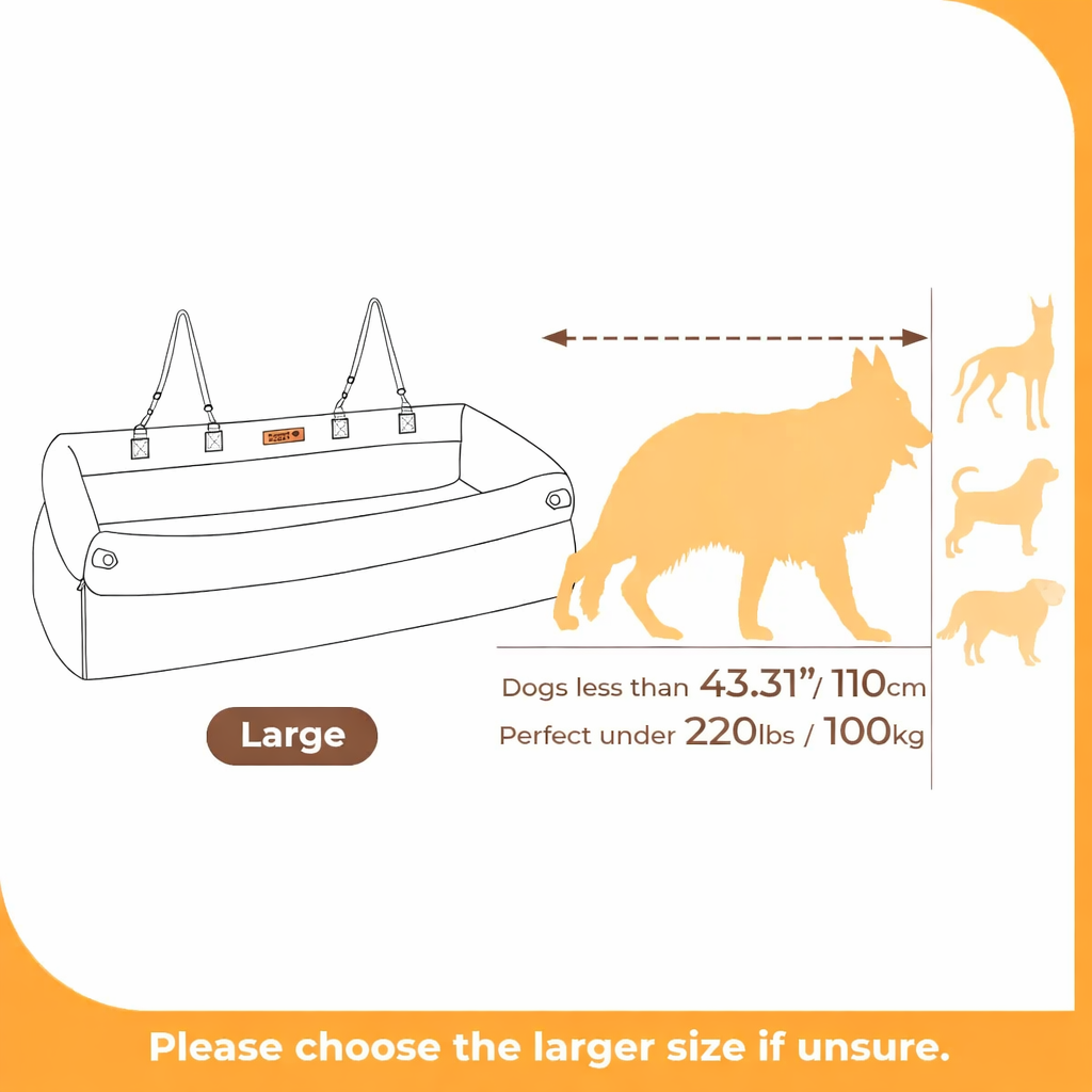 Luxury Dog Car Seat Bed for Safer, Calmer Rides
