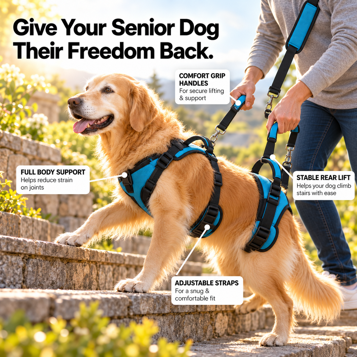PawLift™ Mobility Support Harness