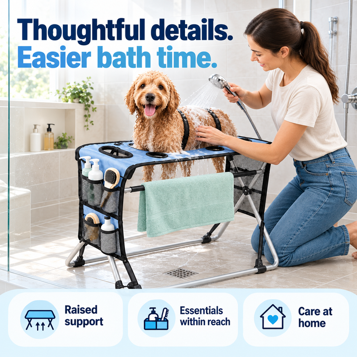 Pet bathing product and its features