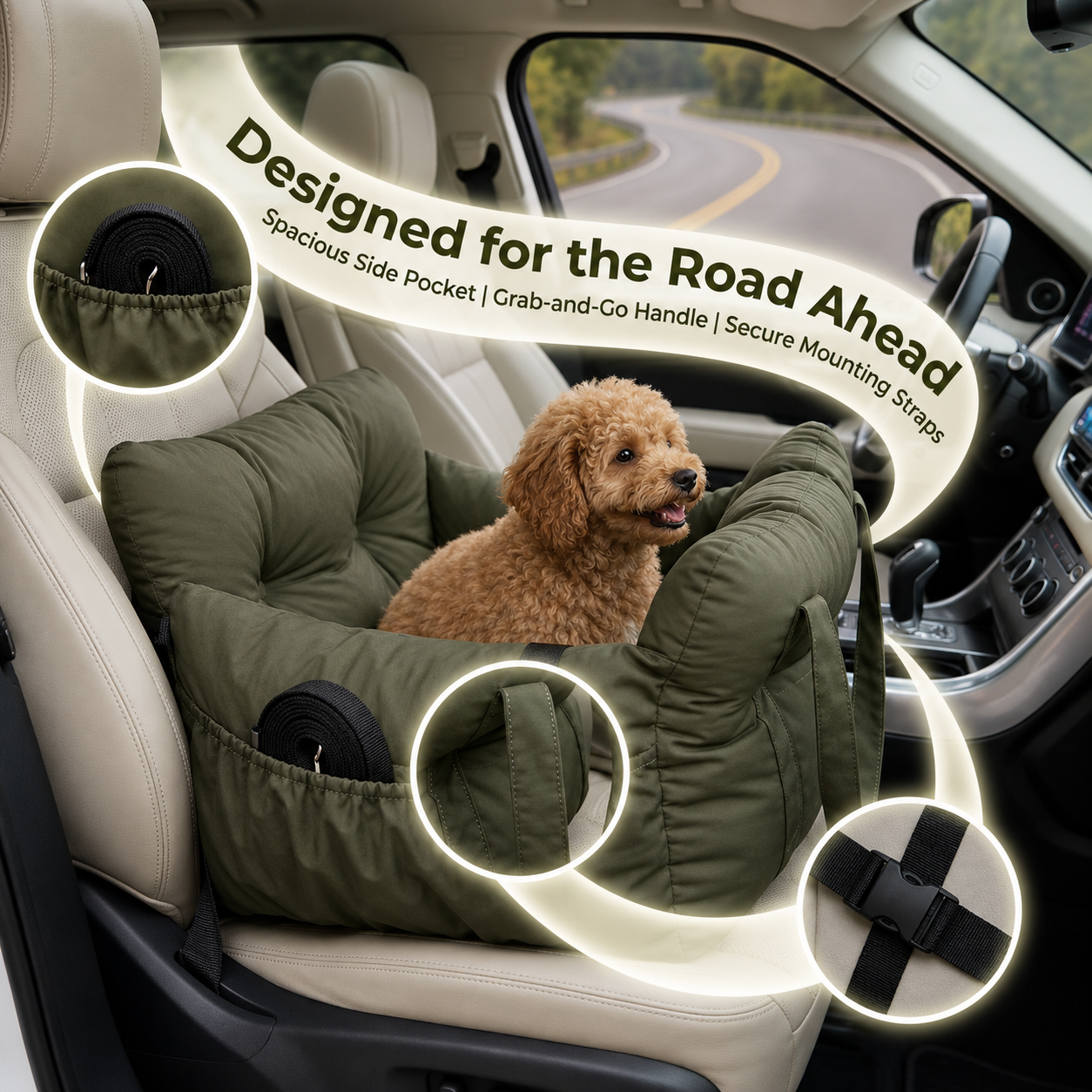 CozyRide Dog Booster Seat