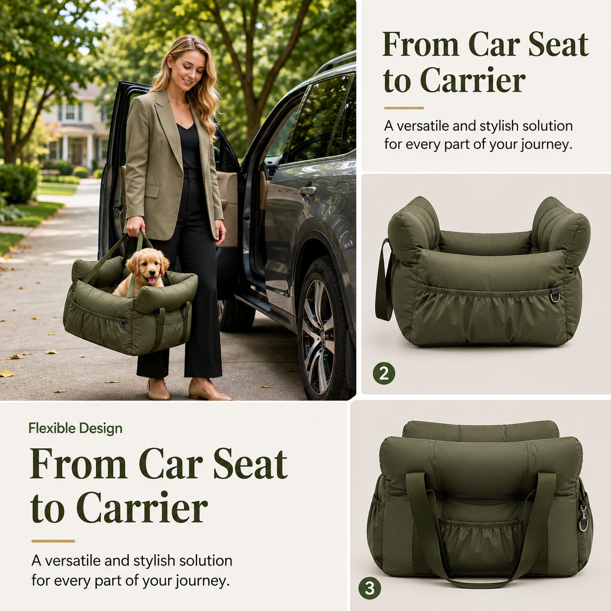 CozyRide Dog Booster Seat