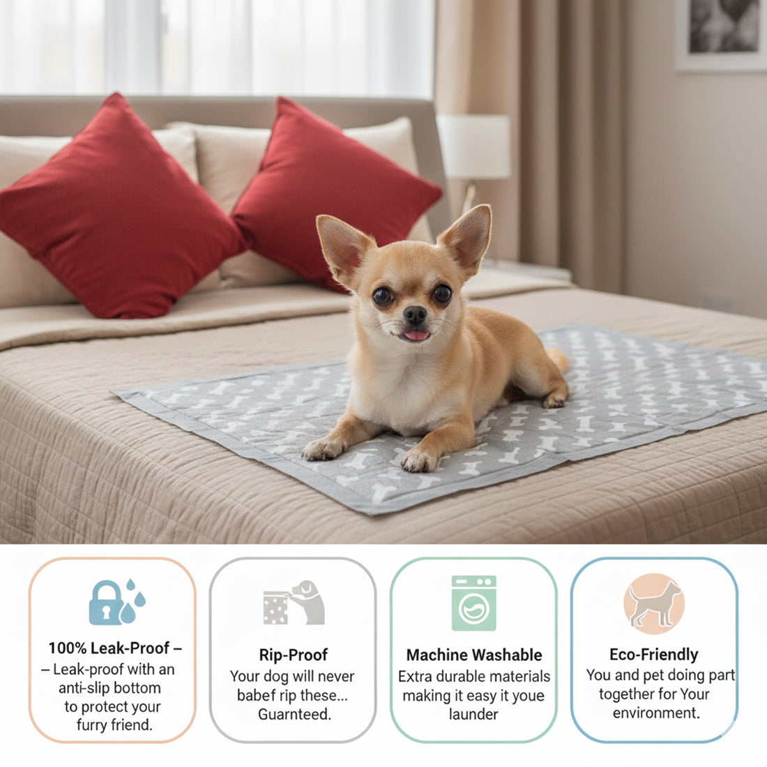 PetSova™ SmartPee Washable Dog Mat
